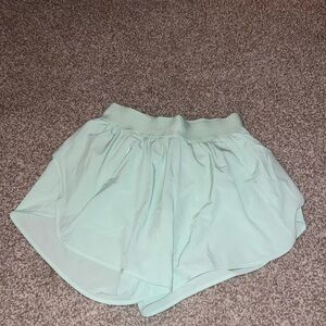 Alo Match Point Shorts Mint Green